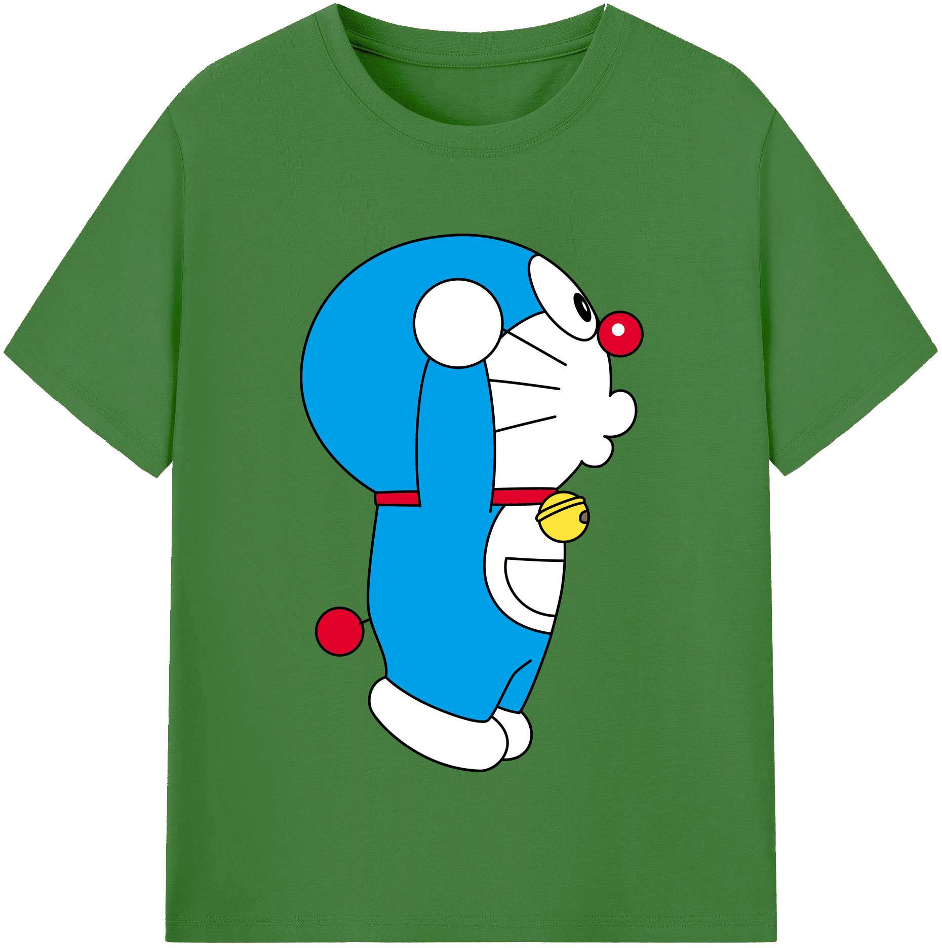 （画像用） ドラえもん Doraemon レディースカジュアルプリントTシャツ（綿100％）